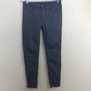Calvin Klein Moto Skinny Jeans Gray